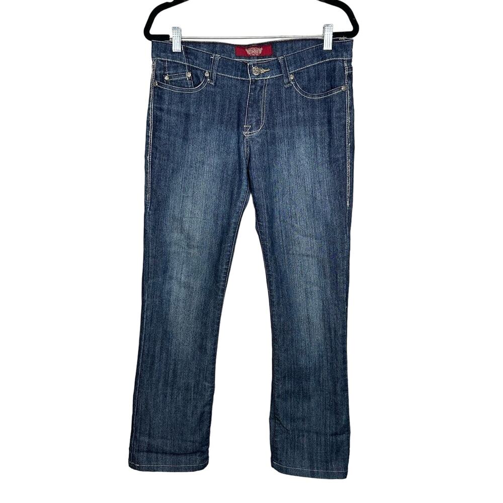 Vintage Rock and Republic Women's Low Rise Bootcut Y2K Jeans size 30